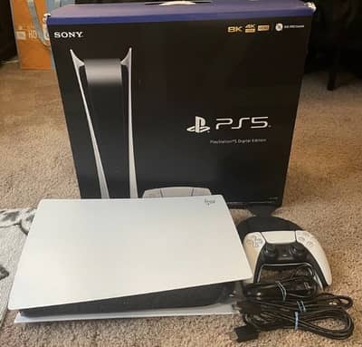 Sony PlayStation 5 Digital Edition (USA) - Mint Condition