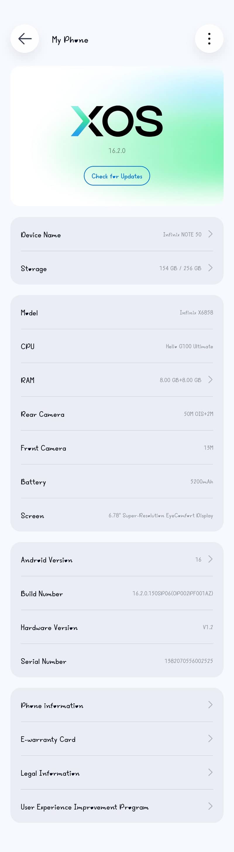 Infinix Note 50 5