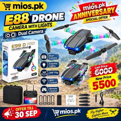 E99 PRO High-Definition Drone with Advanced Screen Control