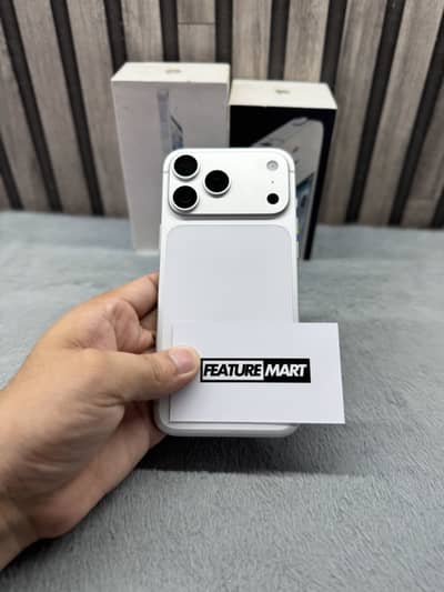 17 Pro Max | 256GB | 100% | Factory Unlock | Silver | Apple iPhone
