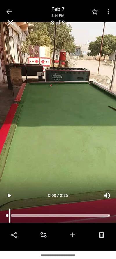 Snooker Table Slate 5 Pcs l Marble - Memon Goth Karachi