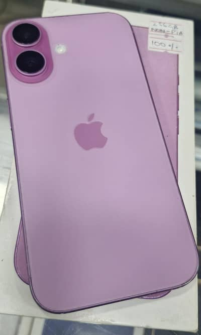 Apple iPhone 16 | 256GB | Pink | Non-PTA | BH 100%
