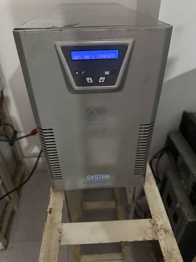Systek 3 kVA UPS with 4 AGS Batteries for Sale