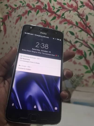 Moto Z Play Non pta good condition original phone