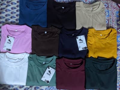 Drop shoulder t shirts available in bulk quantity