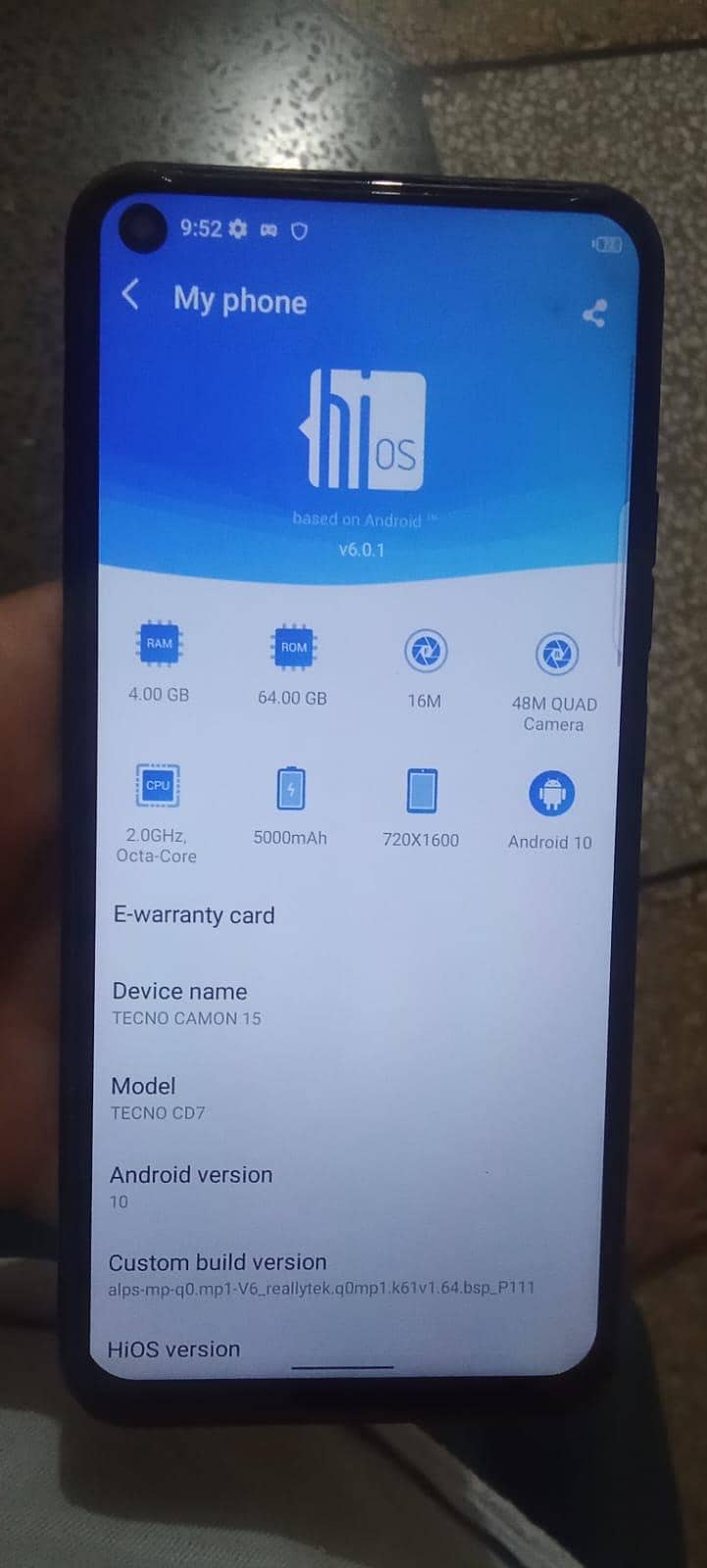 Tecno CAMON 15 1