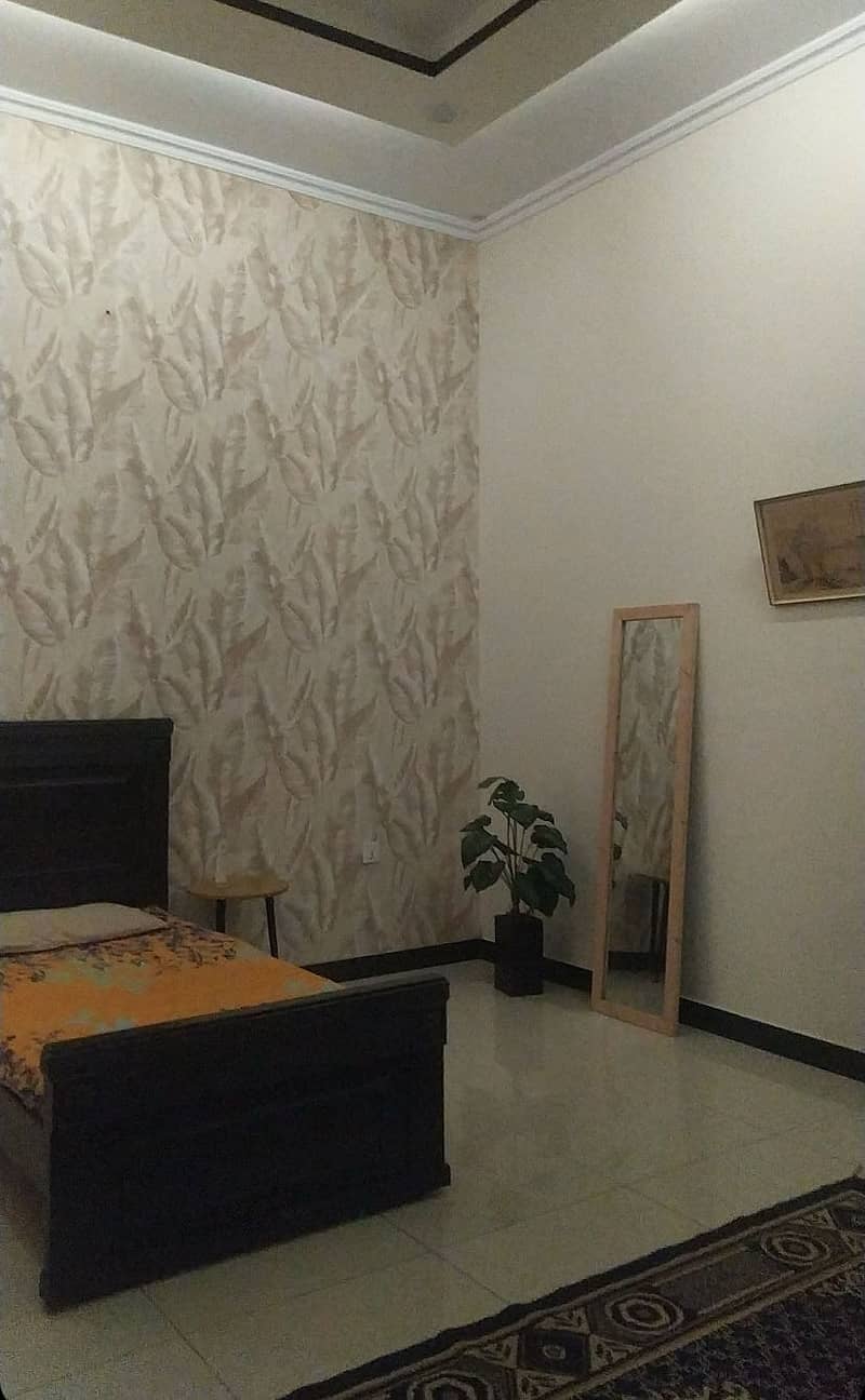 Single Bed and side table 0