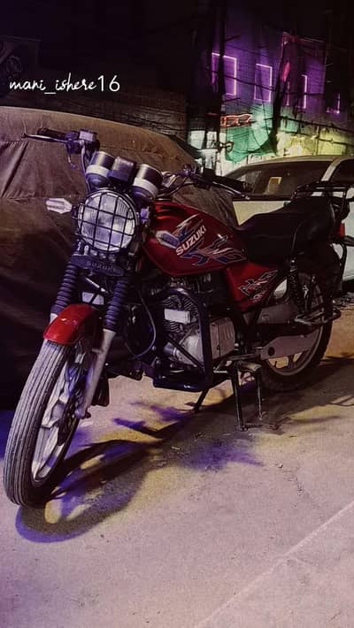 Suzuki gs 150 se tubeless tyre neat & clean condition