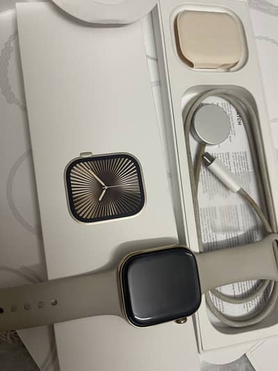Apple Watch series 10 Gold Titanium full box