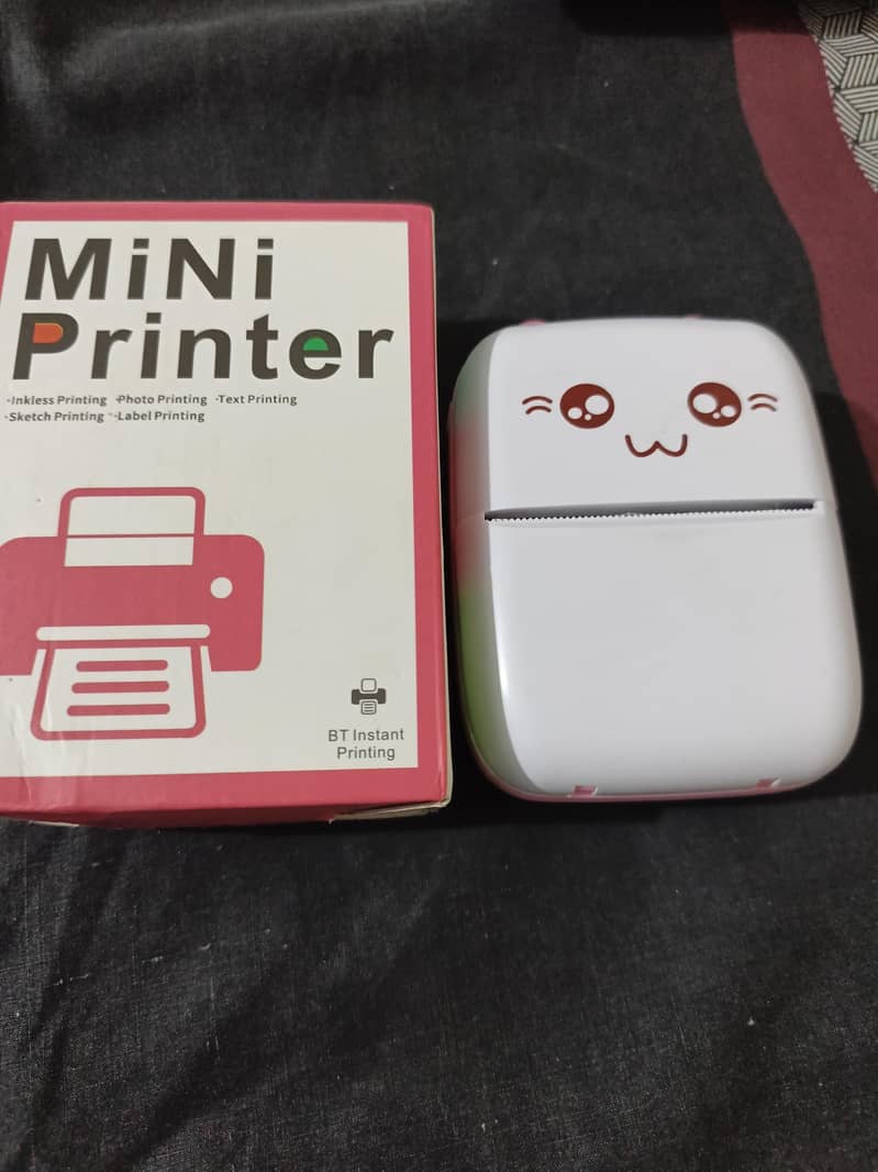 Mini Portable thermal printer 0