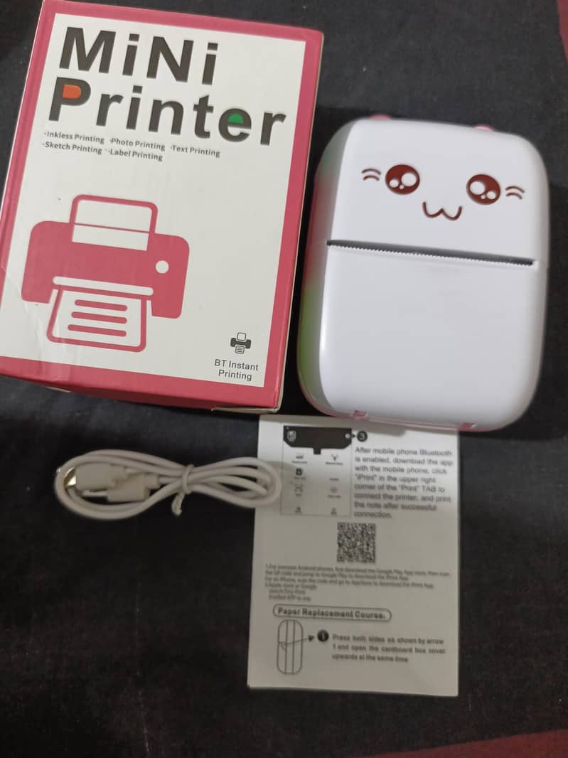 Mini Portable thermal printer 1