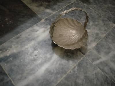 Antique German Silver Shell Basket - eBay $49.99 Imported Showpiece