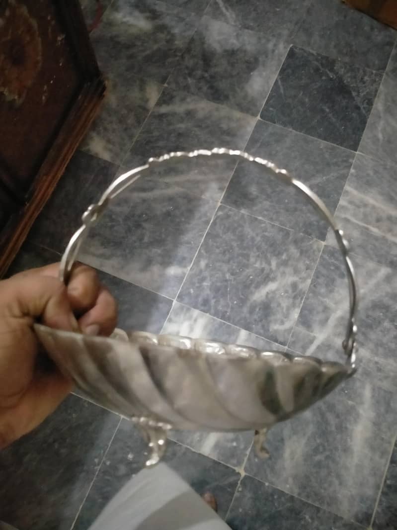 Antique German Silver Shell Basket - eBay $49.99 Imported Showpiece ...