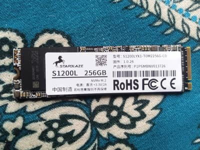 256GB NVME M2 SSD 100% HEALTH