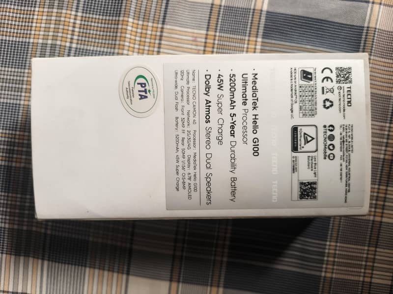 Tecno CAMON 40 7