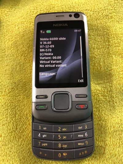 Nokia 6600i slide PTA approved