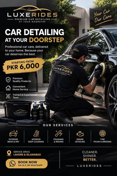 Luxerides car detailing at your door step