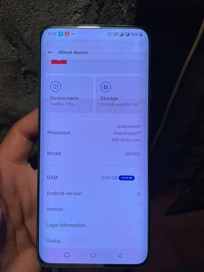 one plus 7pro 4