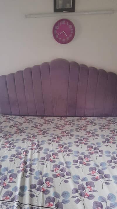 New condition king size purple bed