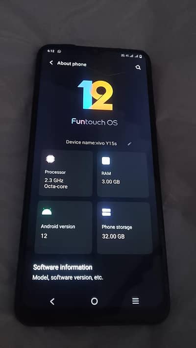 Vivo y15s