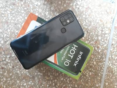 Infinix Hot 10  4/64  only pànel change he baki all ok he
