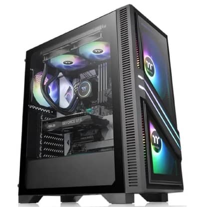 Thermaltake Versa T35 tempered glass RGB mid tower case