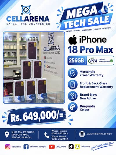 APPLE iPHONE 18 PRO MAX - CELLARENA