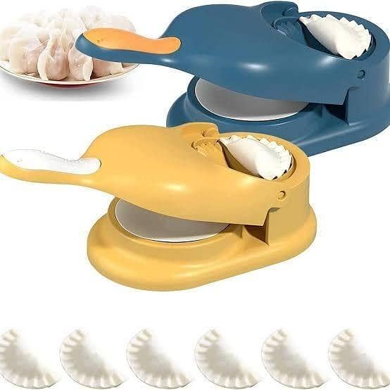 T   2-in-1 Samosa & Dumpling Maker Machine - Automatic Household Appliance for Effortless Dumpling & Samosa Crafting