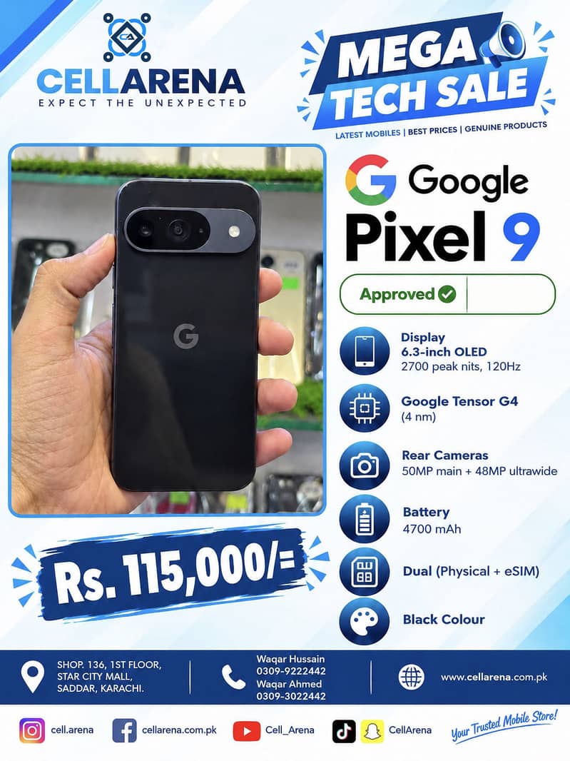 Google Pixel 9 9 Pro XL - CELLARENA - Mobile Phones - 1104234280