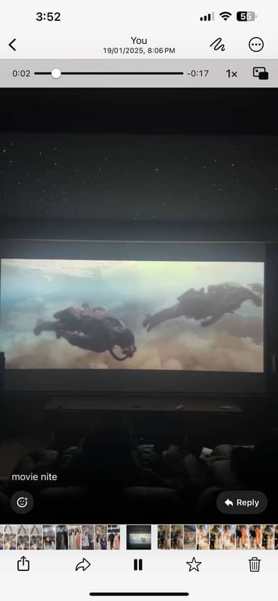 hitec projector screen only