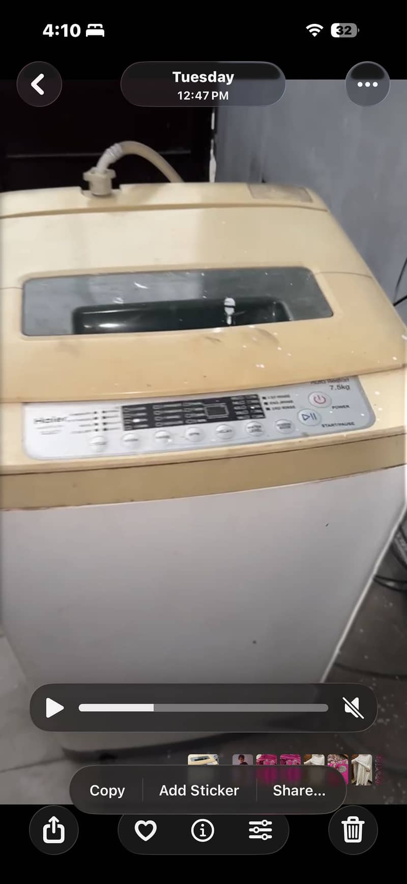Automatic washing machine 1