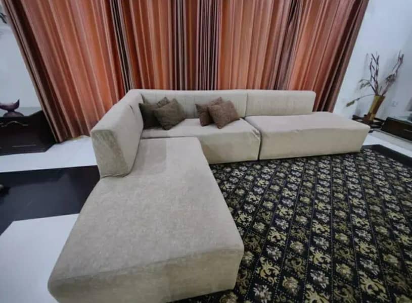 L shaped sofa 0