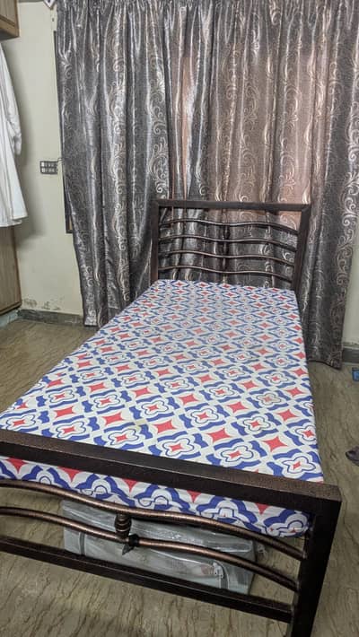 Single Bed with Mattress – Good Condition | Rs. 15,000