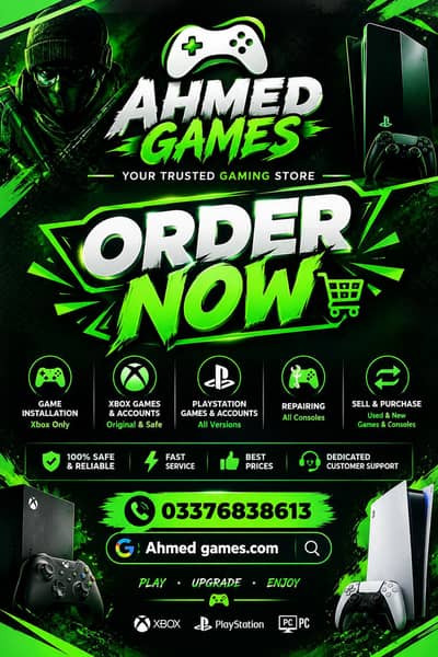 Ahmed Games  | Xbox & PlayStation Games, Game Pass & PS Plus