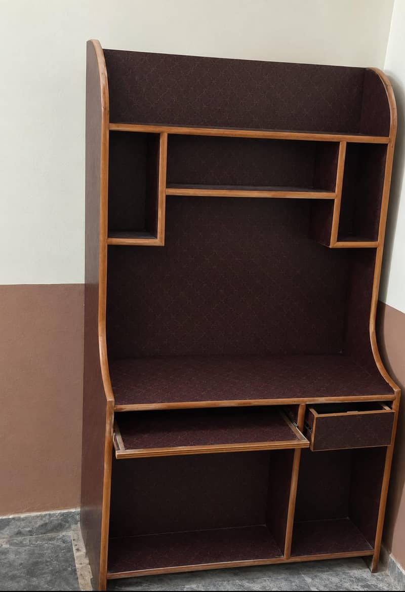 Computer study table/Desk Bookshelf Price 16000 ( negotiate ) 0