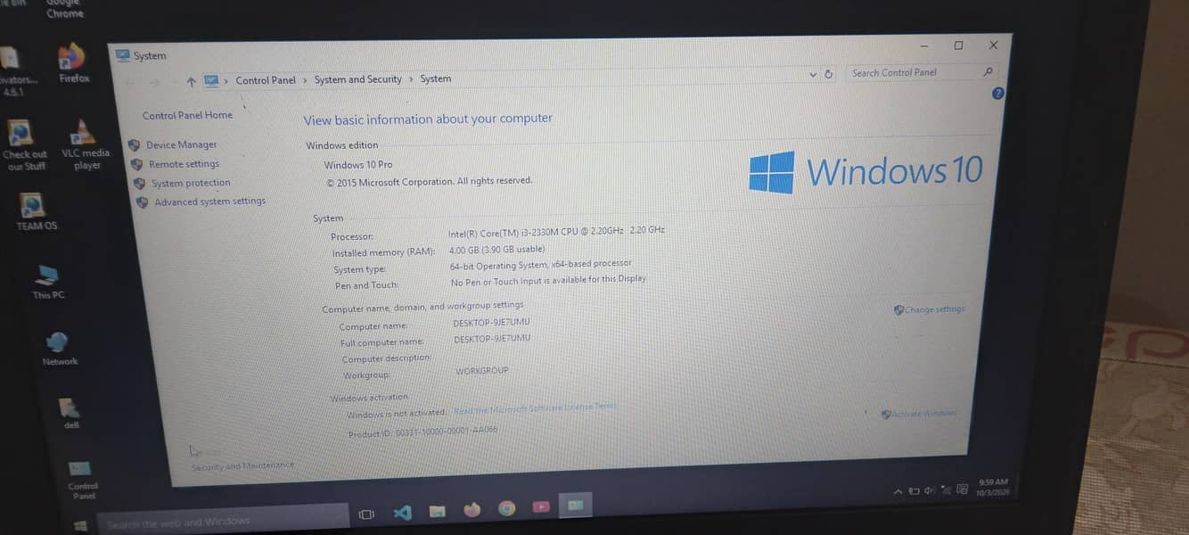 dell core i3 2nd generation 1