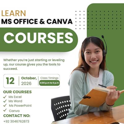 ONLINE MS OFFICE AND CANVA COURSES
