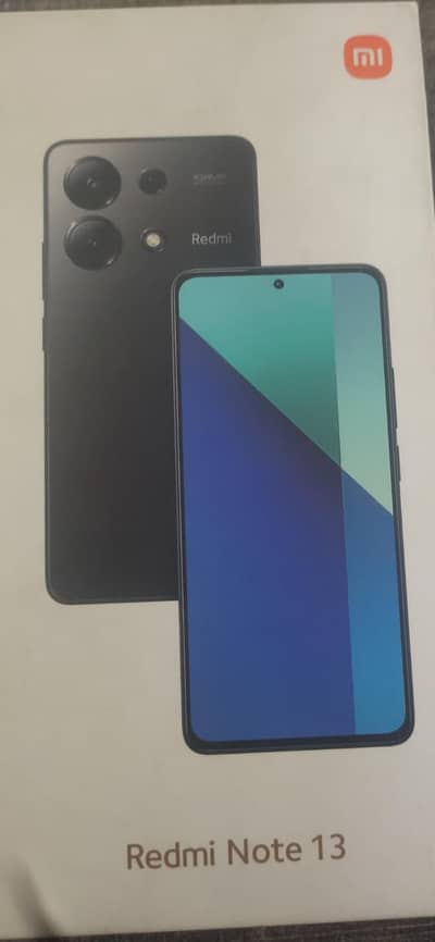 Redmi Note 13 (Midnight Black) with 8GB RAM and 256GB storage