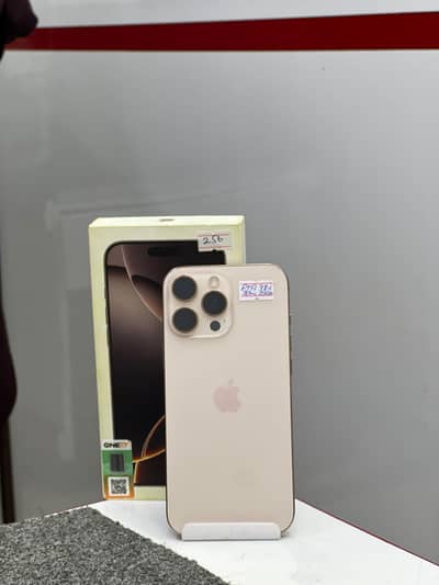 Apple iPhone 16 Pro Max 256 gb pta approved desert