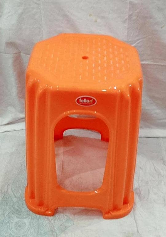 T  Fellow Plastic Strongest Stool Chair With Best Floor Grop