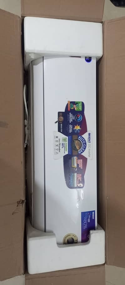 Orient hyper 18g inverter ac white 1.5 ton heat and cold like new