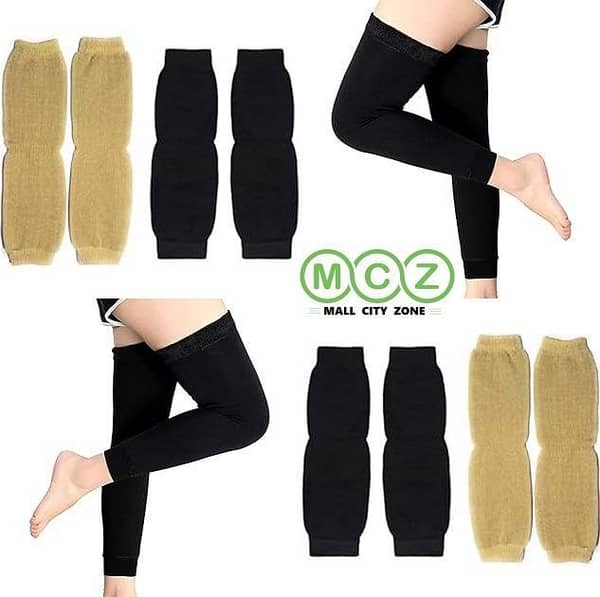 T  Cotson Unisex Woolen Knee Warmer Winter Protector Knee Cap - (Multicolor, Pack of 1 Pairs)