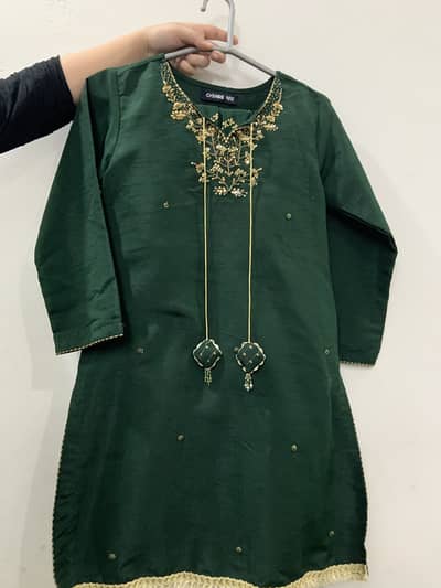Short shirts with gharara