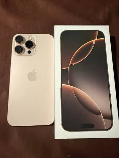 Apple iPhone 16 Pro Max complete box (Factory Locked)
