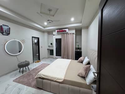 Rawalpindi Bahria town phase7 river hill 2bed laxuary furnished apartment available for rent
