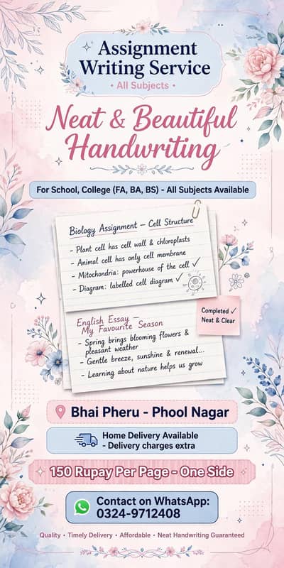 assignment writing service Bhai pheru phool nager