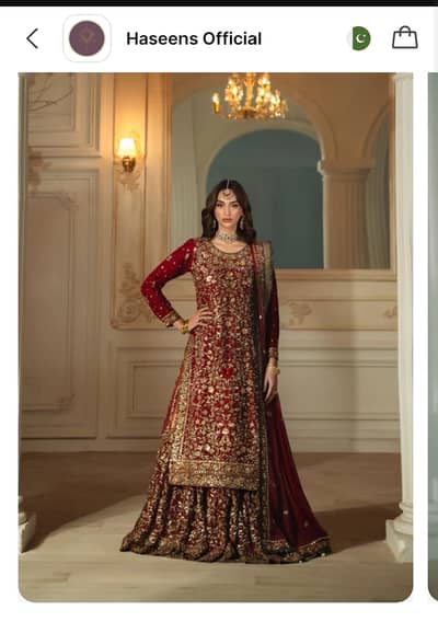 Beautiful Haseens Designer Bridal Dress – Worn Once