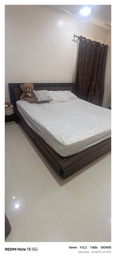 Habitt Brand Master Bed 6×6 with Mattress