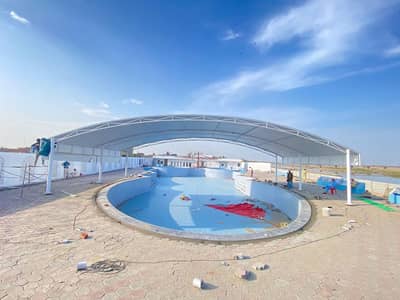 Swimming pool shed / Dome shed / Car parking garage / Outdoor pvc shed