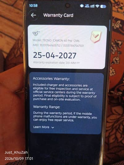 Tecno CAMON 40 Pro